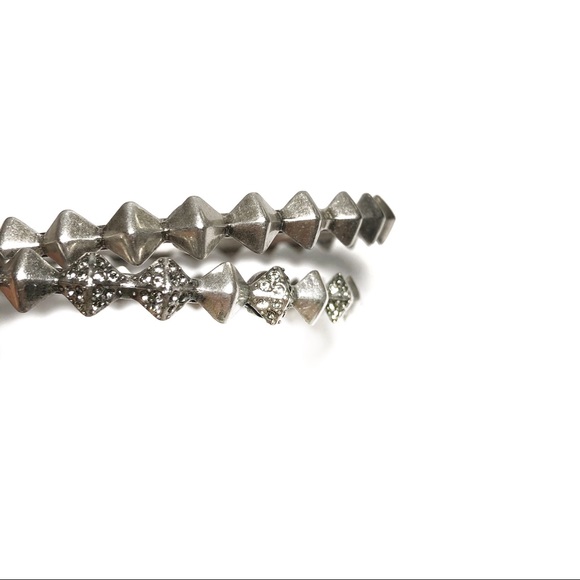 House of Harlow 1960 Spike Stack Bangle Set - Picture 4 of 4